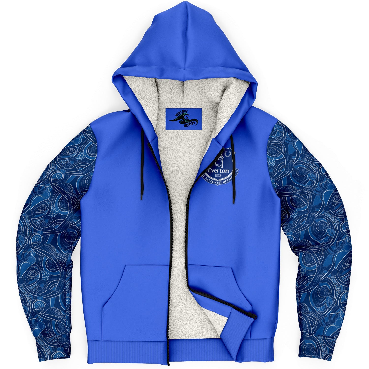 Everton Microfleece Ziphoodie - AOP