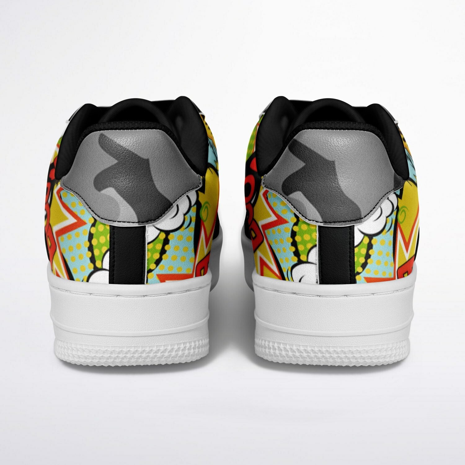 Core Low Shoes cartoon and camo design womens