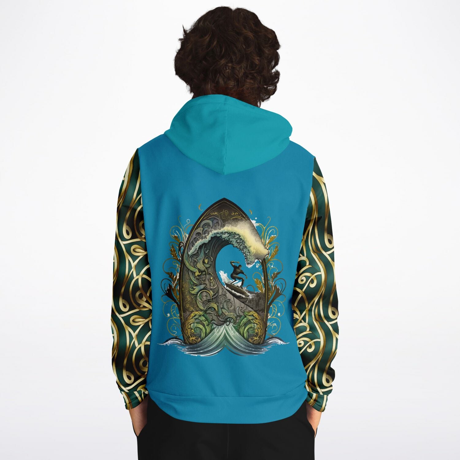 Celtic Surf Hoodie Catch Waves in Style