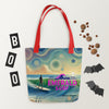 Emerald Surf Tote bag