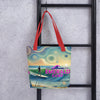 Emerald Surf Tote bag