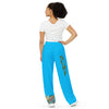 Emerald Surf unisex wide-leg pants