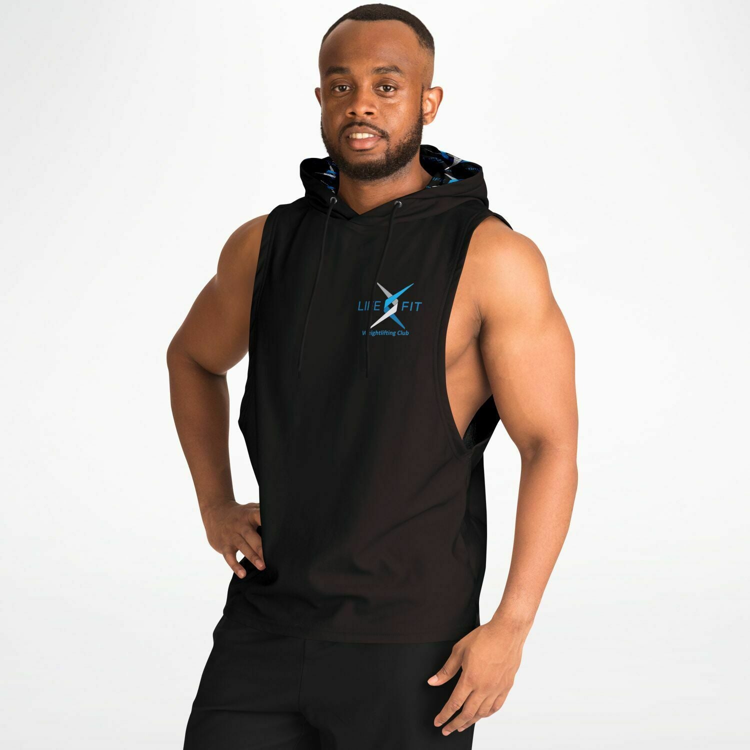 Lifefit Weightlifting club Armhole Hoodie - AOP