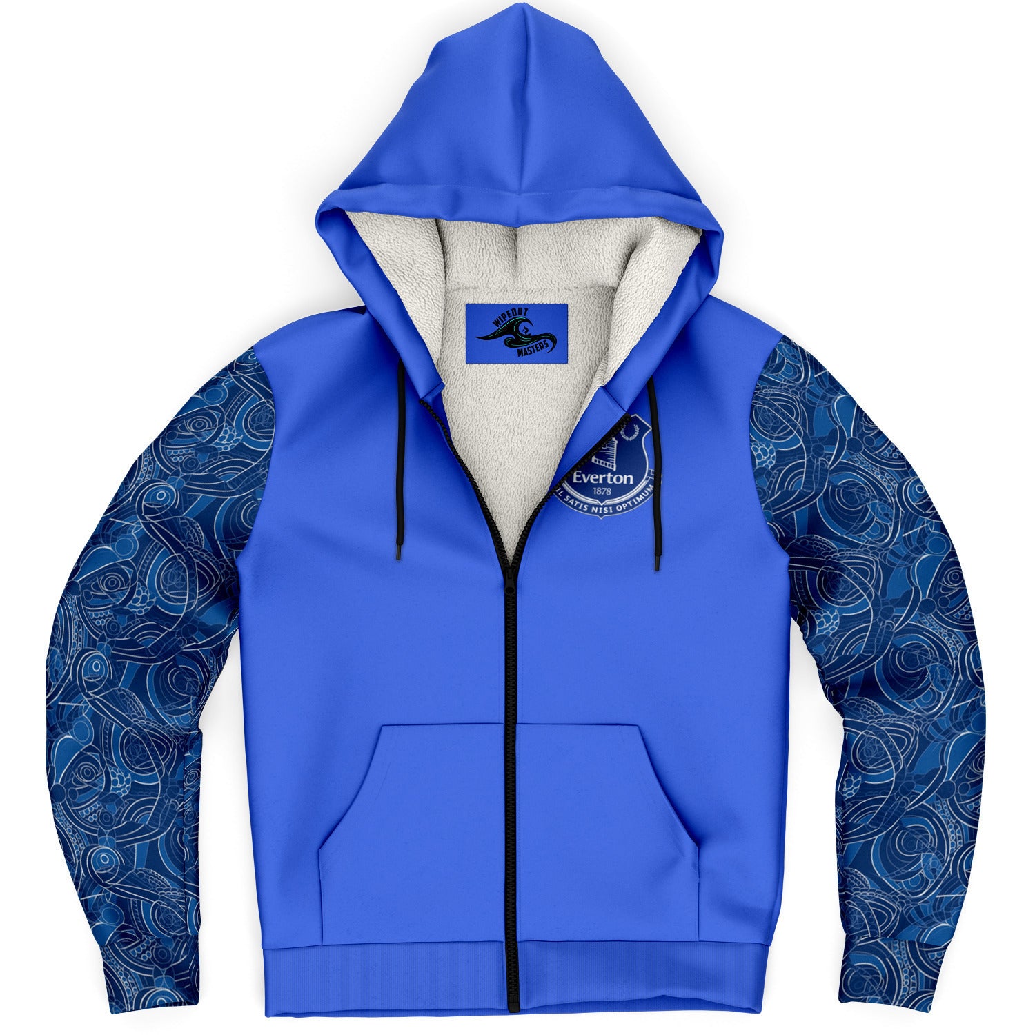 Everton Microfleece Ziphoodie - AOP