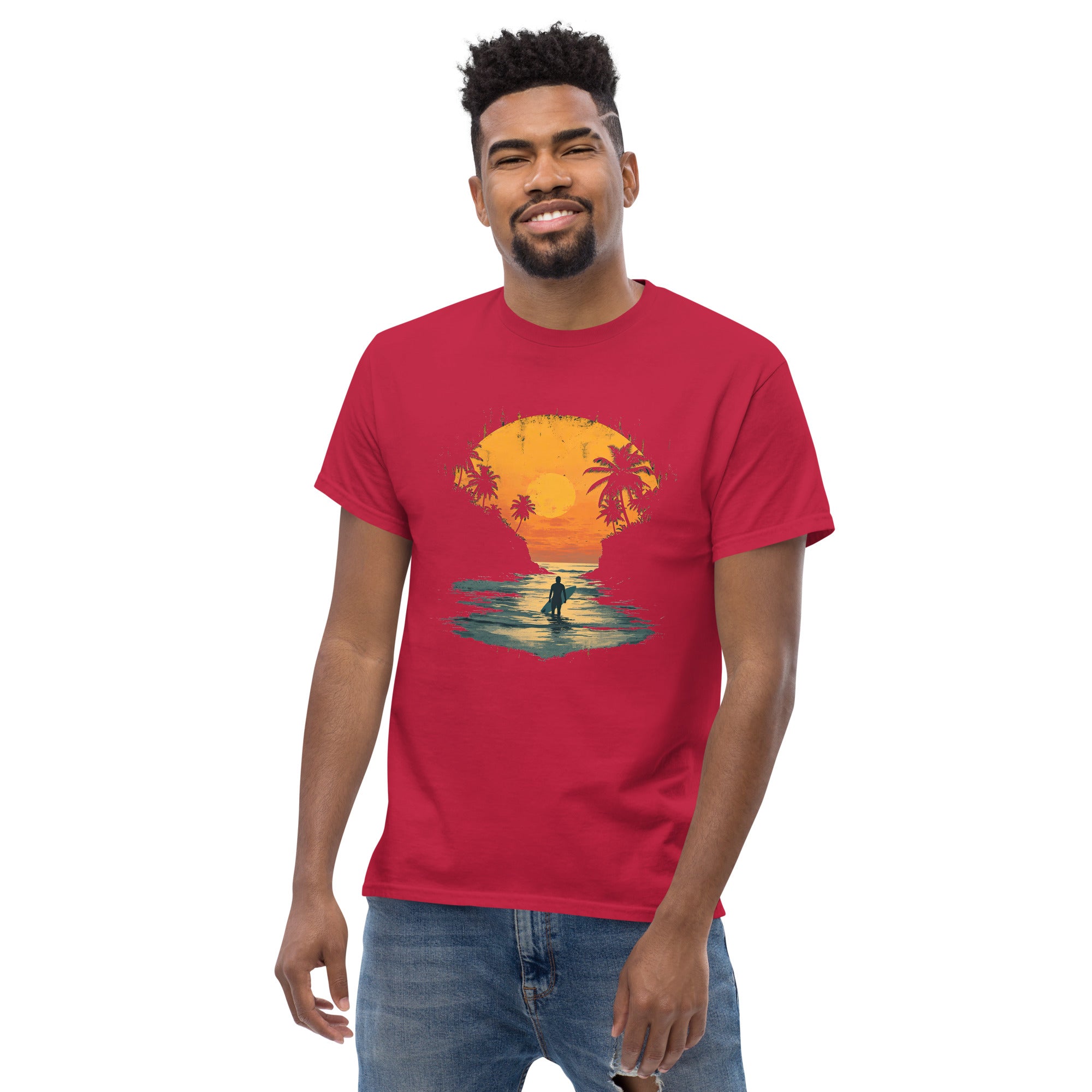 Sundown Surfer Classic Cotton Tee