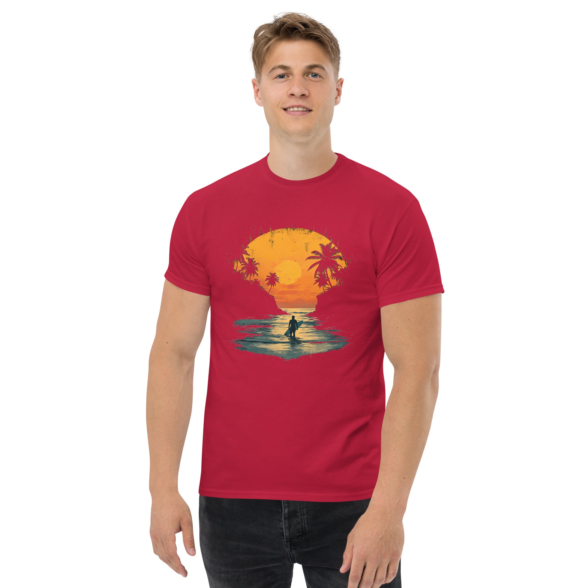 Sundown Surfer Classic Cotton Tee