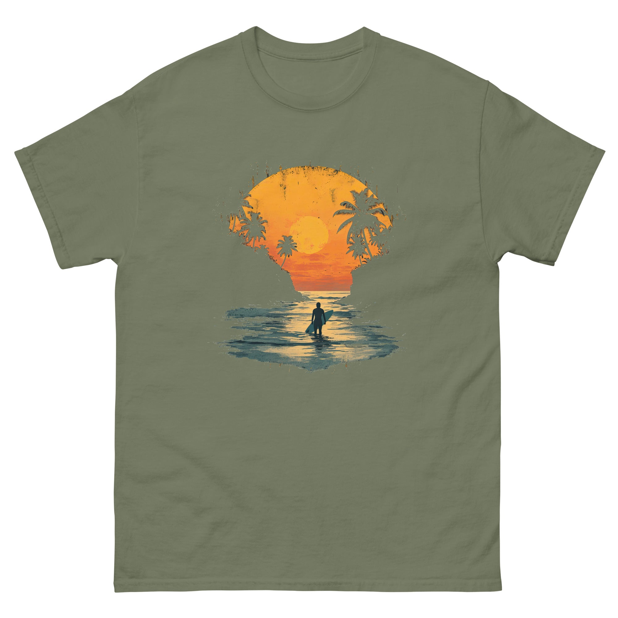 Sundown Surfer Classic Cotton Tee