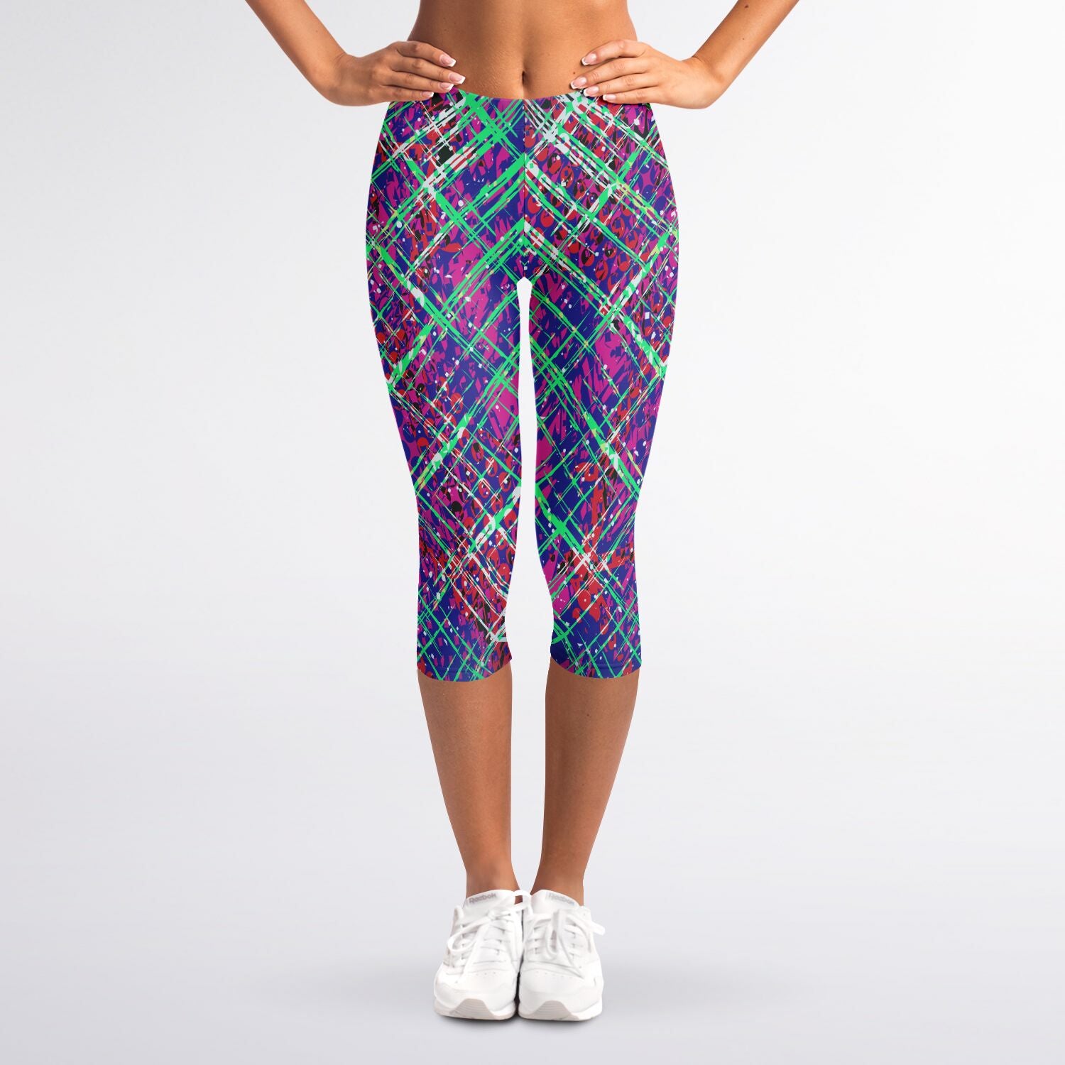 Graffiti Capri Leggings