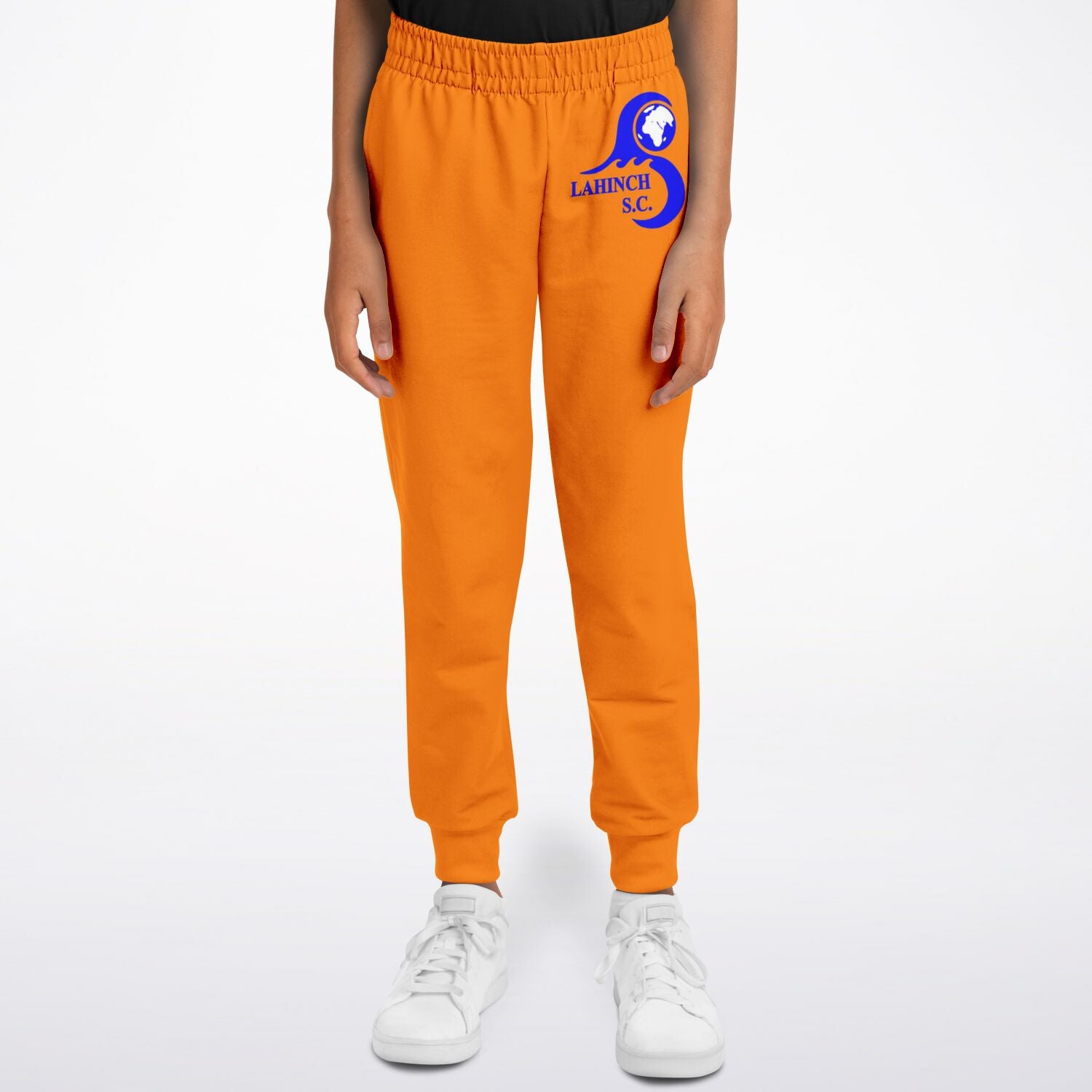 orange joggers