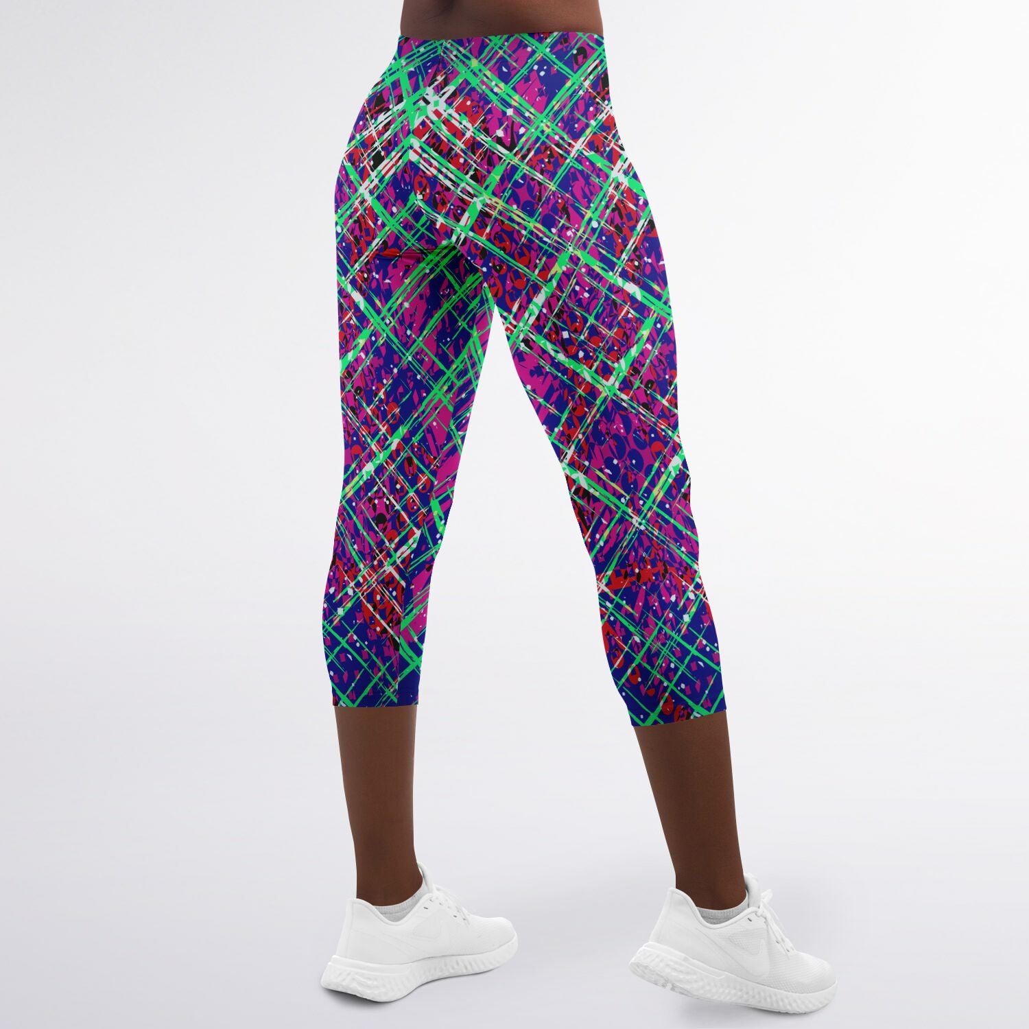 Graffiti Capri Leggings