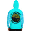 Swim Academy hoodie turquoise