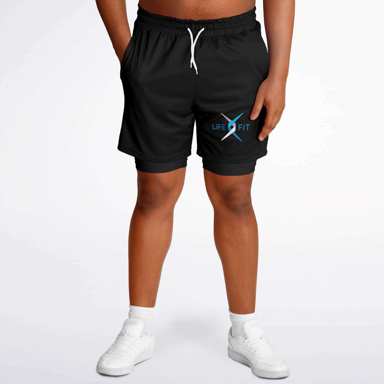 2 in 1 Men's Lifefit Shorts