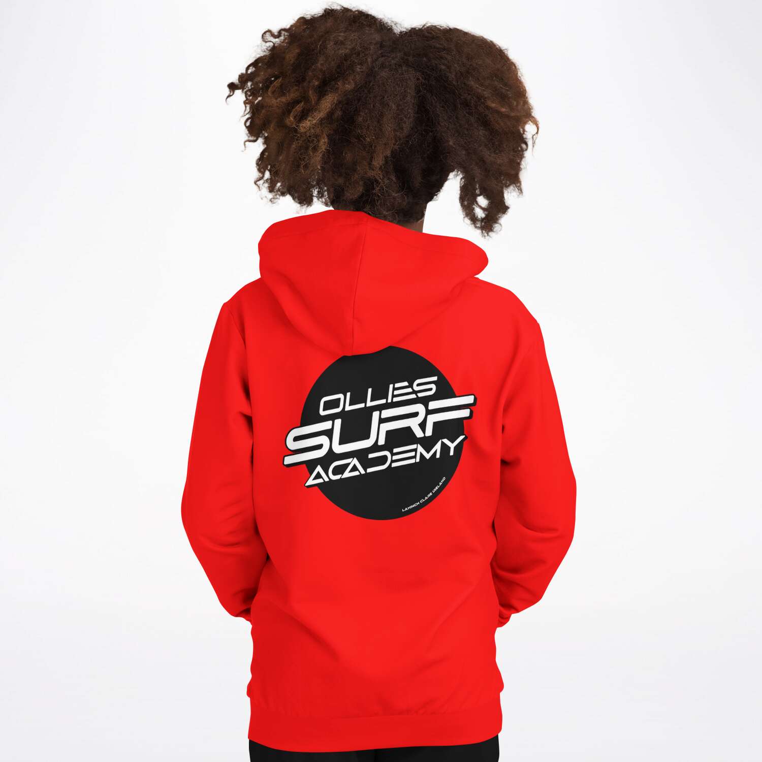 Ollie surf academy Red Kids Hoodie