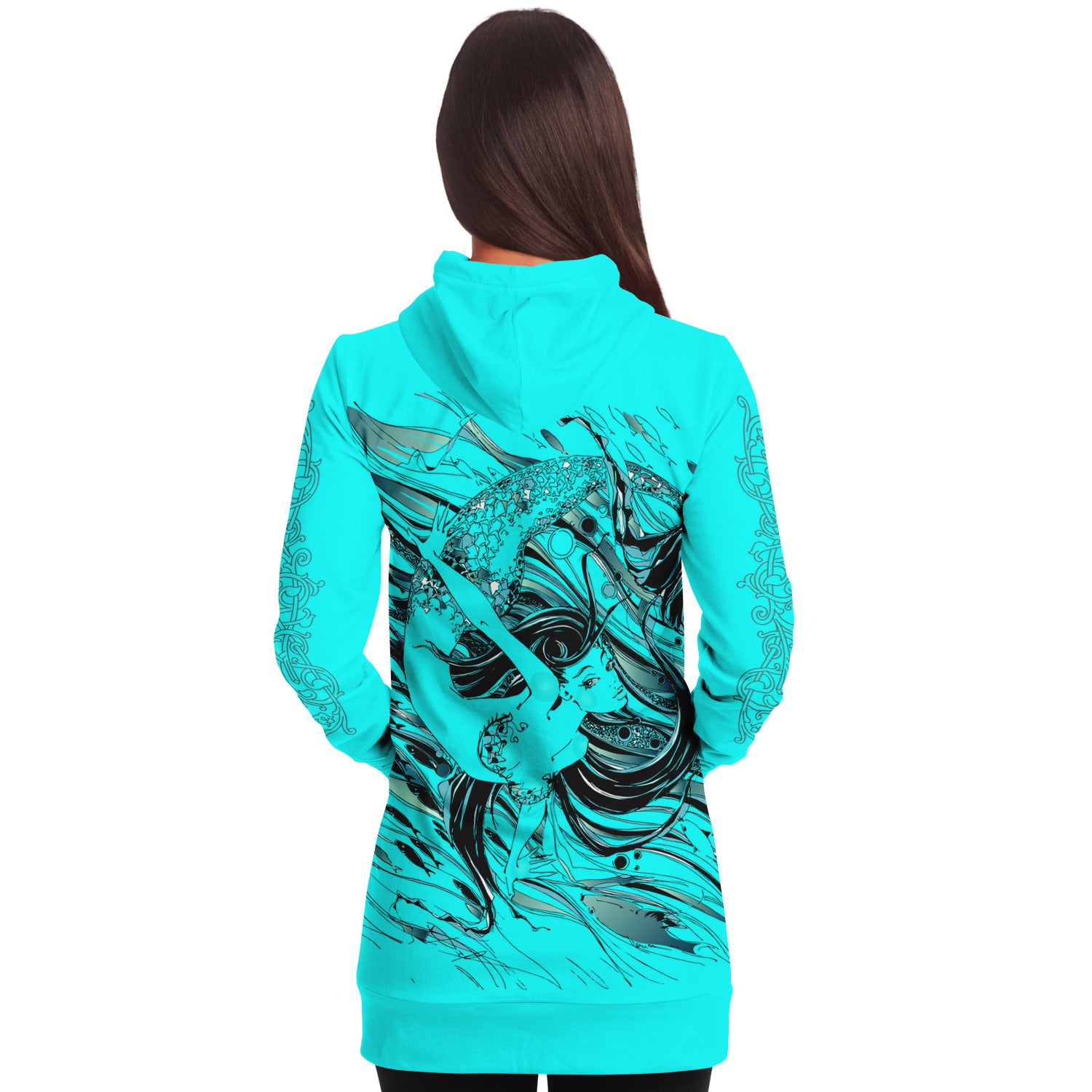 Swimming Mermaid Fashion Hoodie