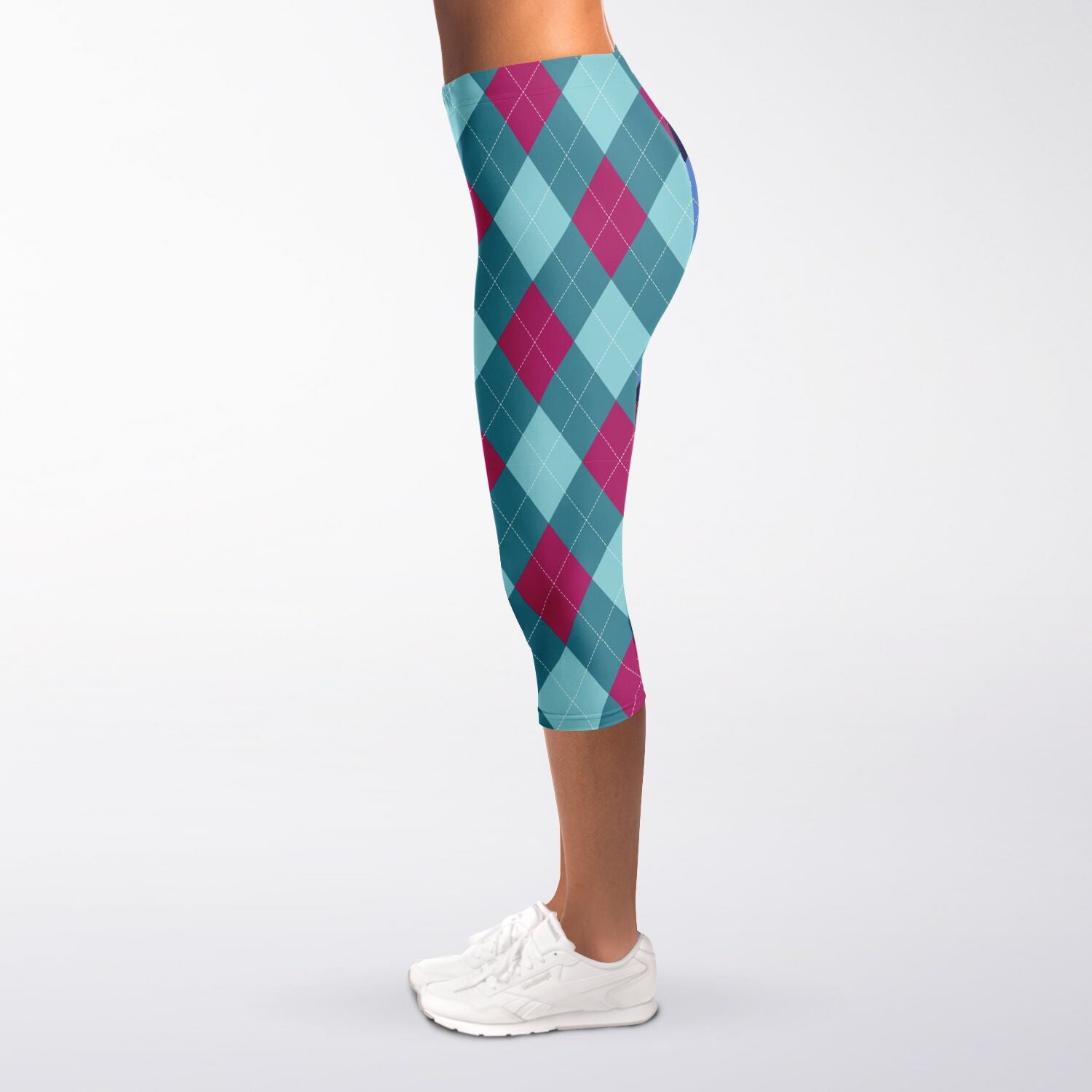 Blue Diamond Capri Leggings