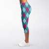 Blue Diamond Capri Leggings