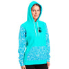 Swim Academy hoodie turquoise