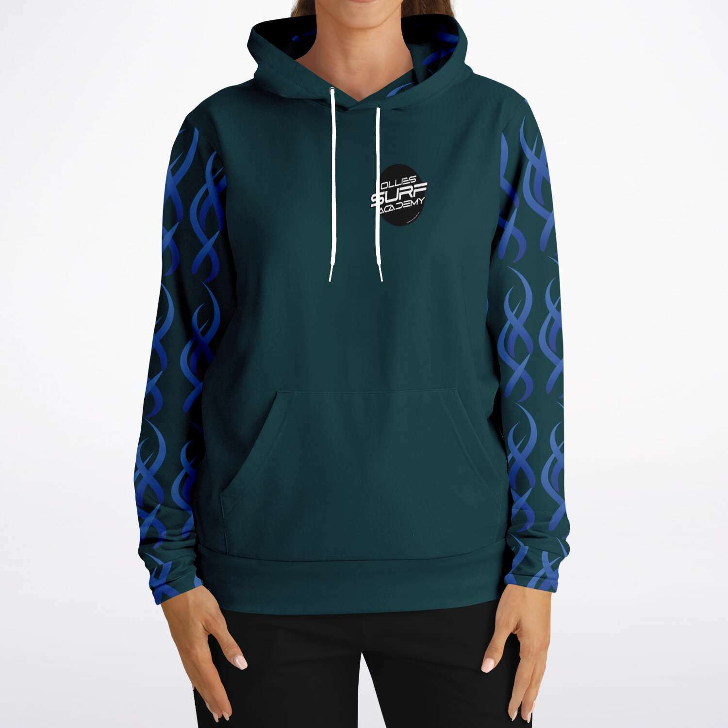 Ollies Adult Green Surf Hoodie