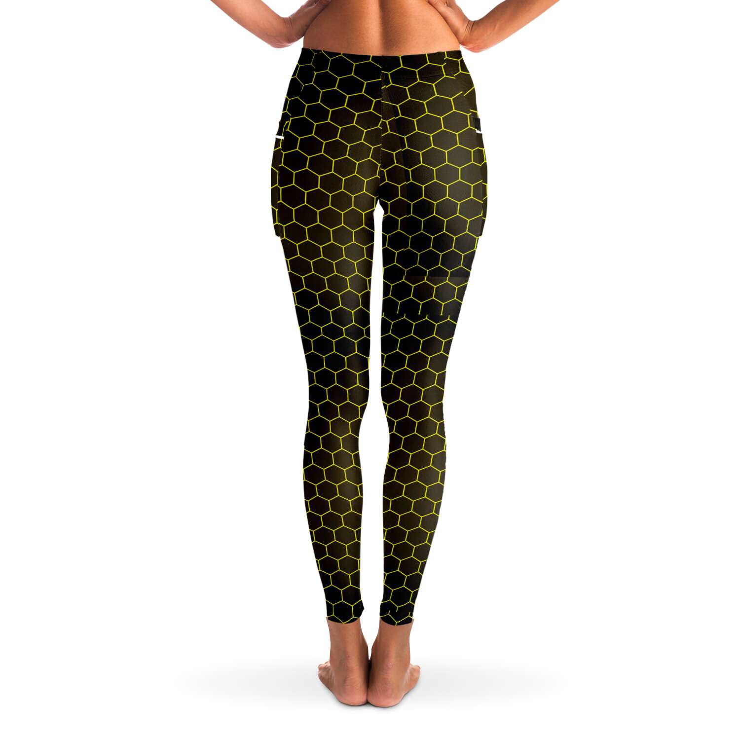 honey comb yoga leggings