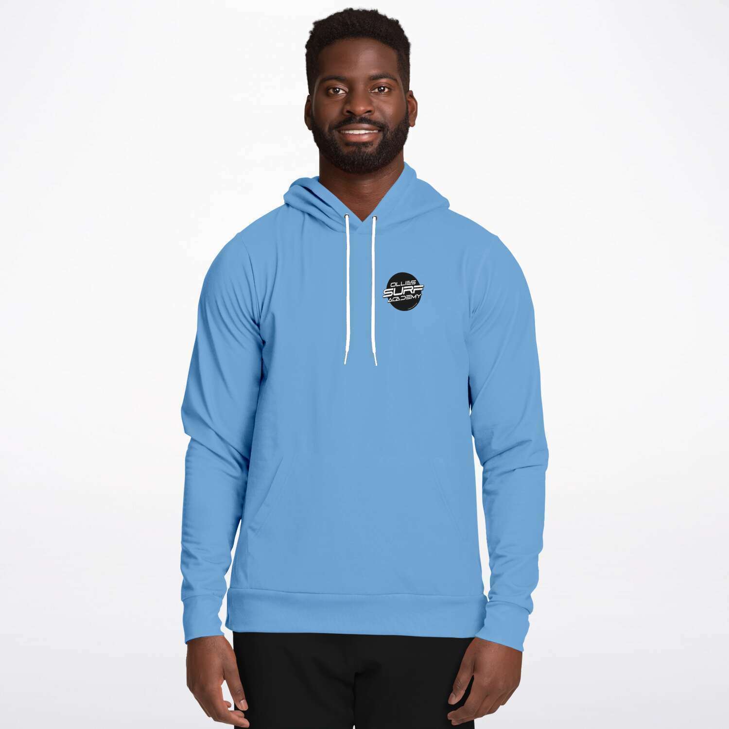 Ollie surf academy Blue Adult Hoodie