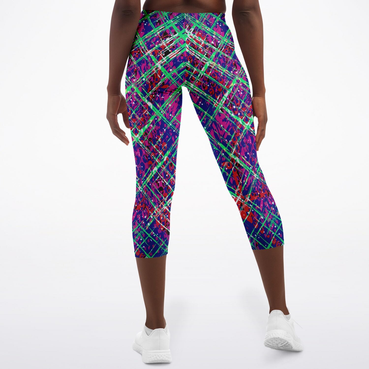 Graffiti Capri Leggings