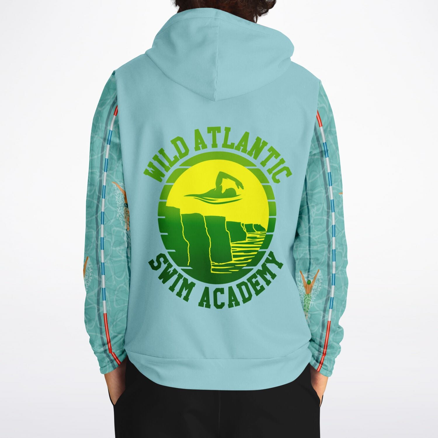 Swim Academy Light Blue Hoodie