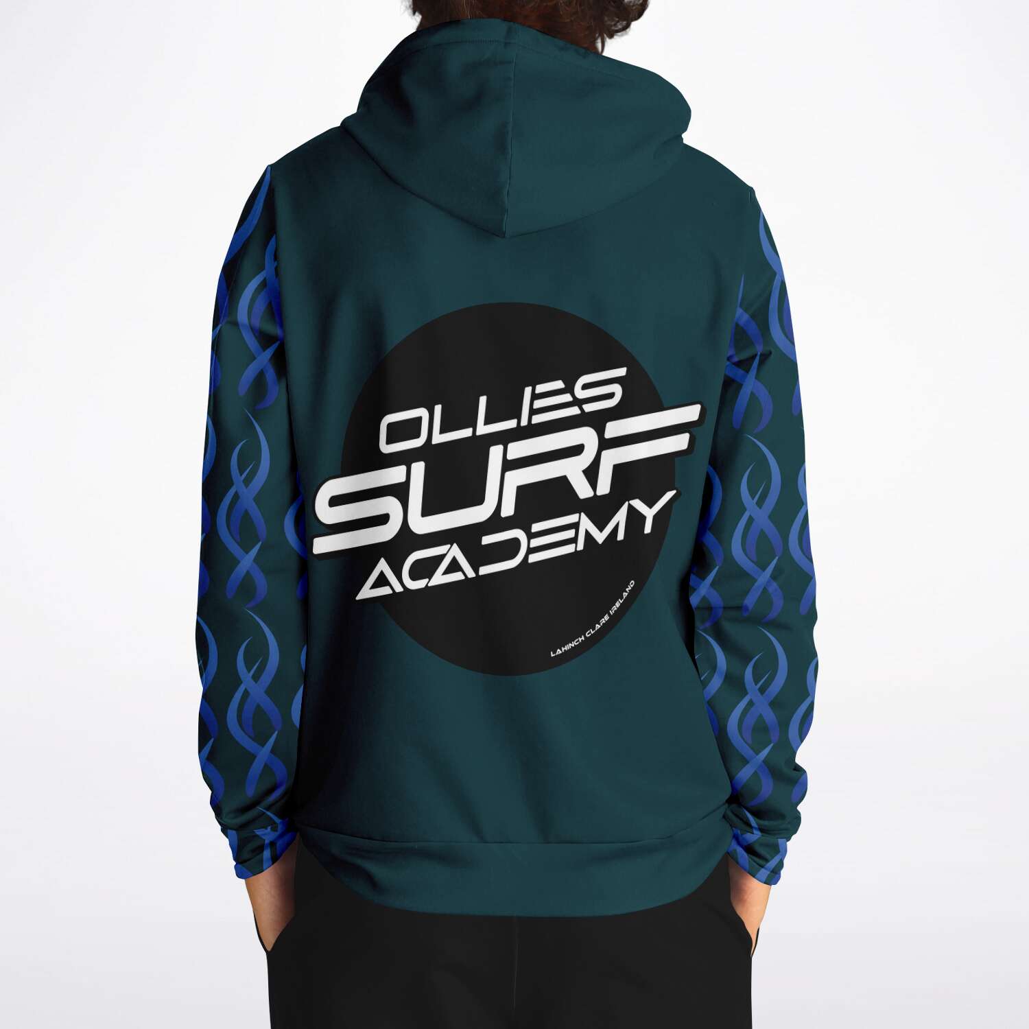 Ollies Adult Green Surf Hoodie