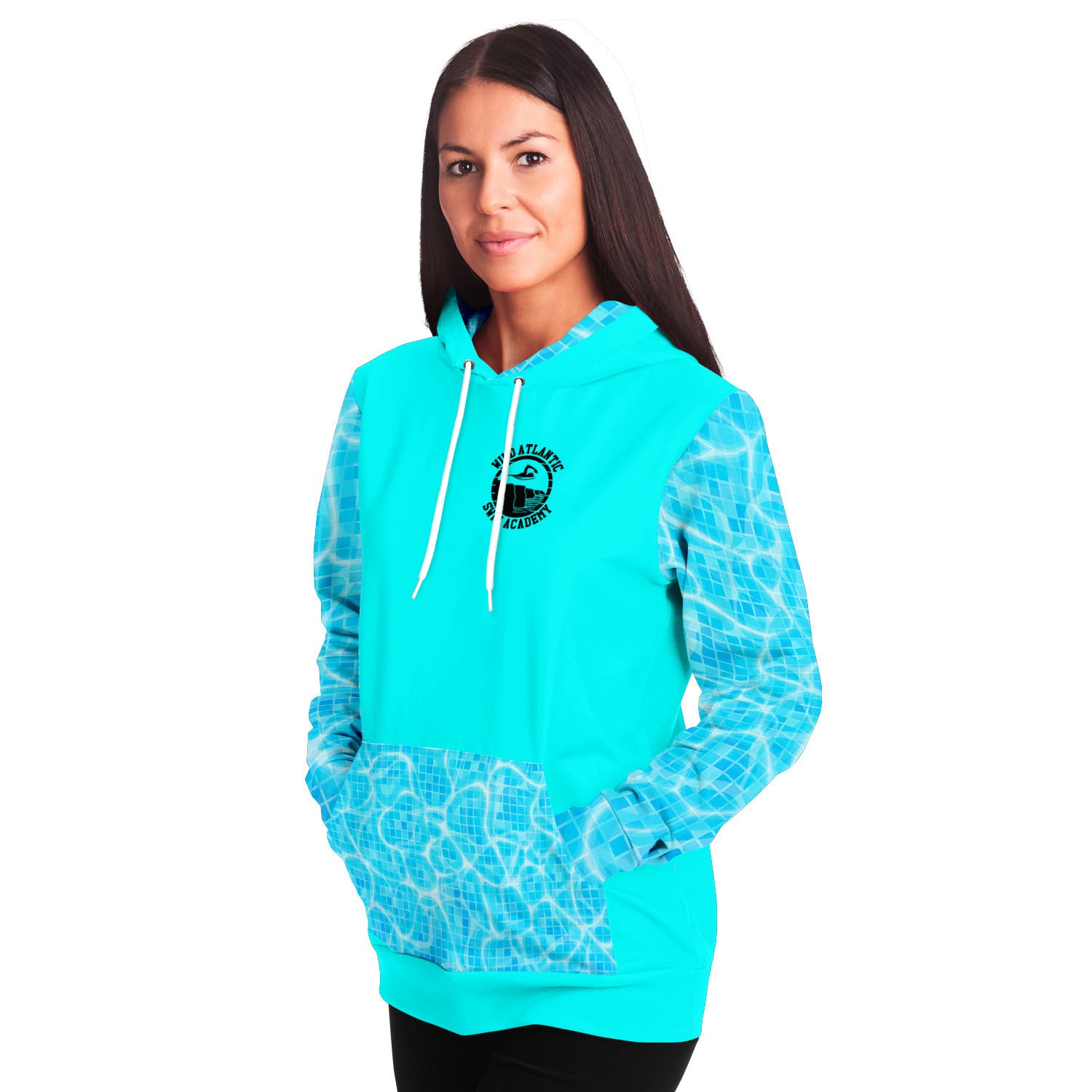 Swim Academy hoodie turquoise