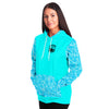 Swim Academy hoodie turquoise