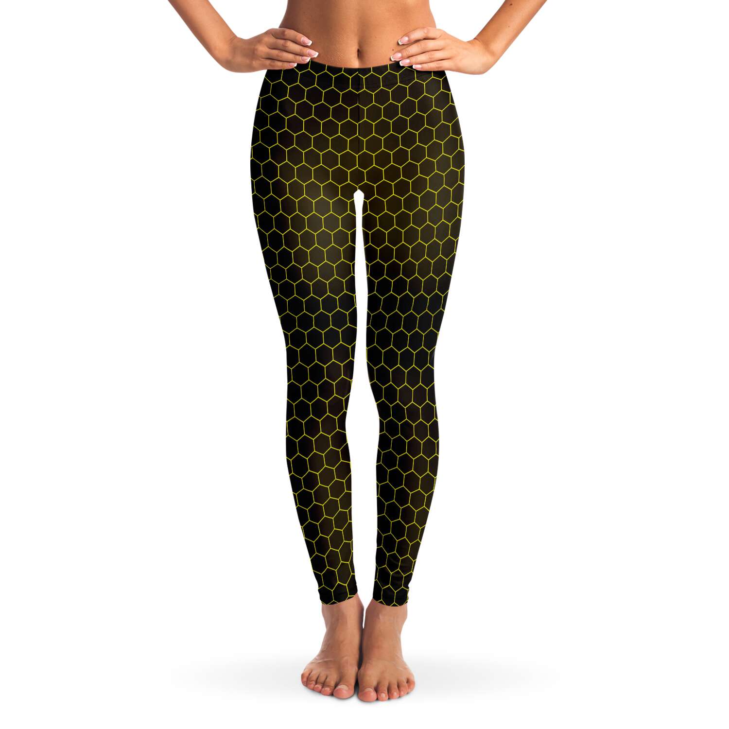 honey comb yoga leggings no pocket