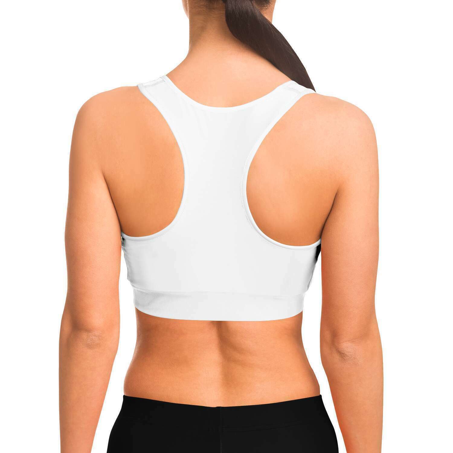 White Sports Bra