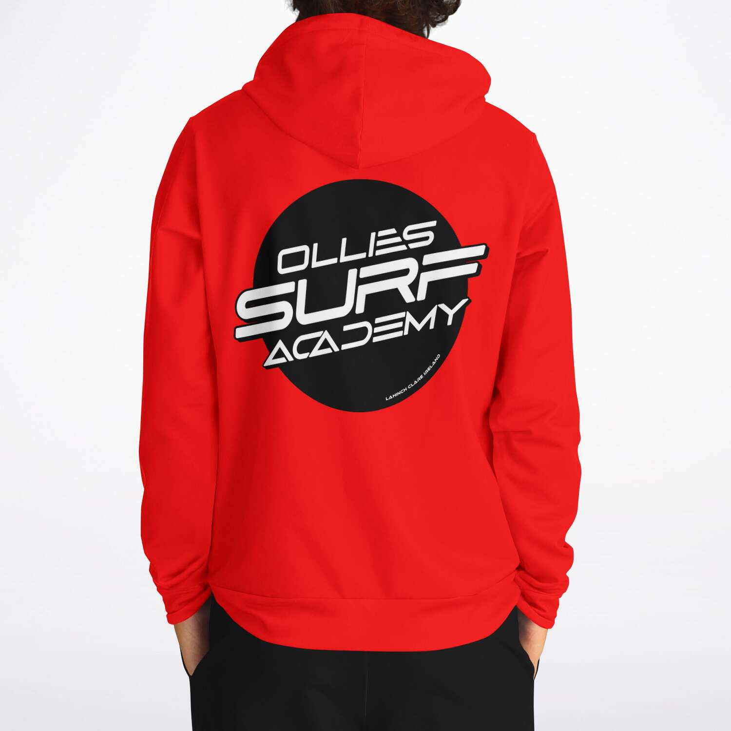 Ollie surf academy Red Adult Hoodie