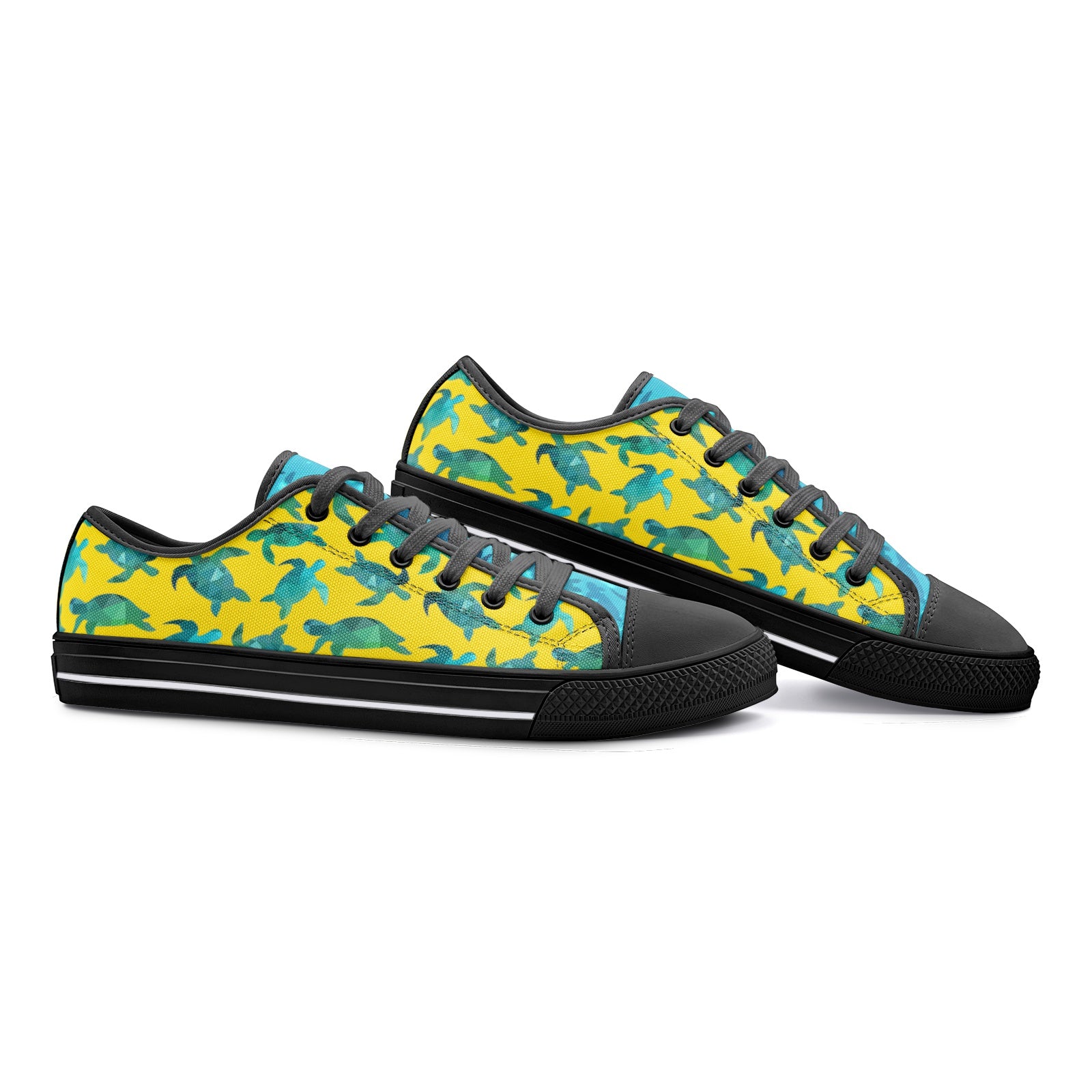 Turtle Low Top Canvas Shoes