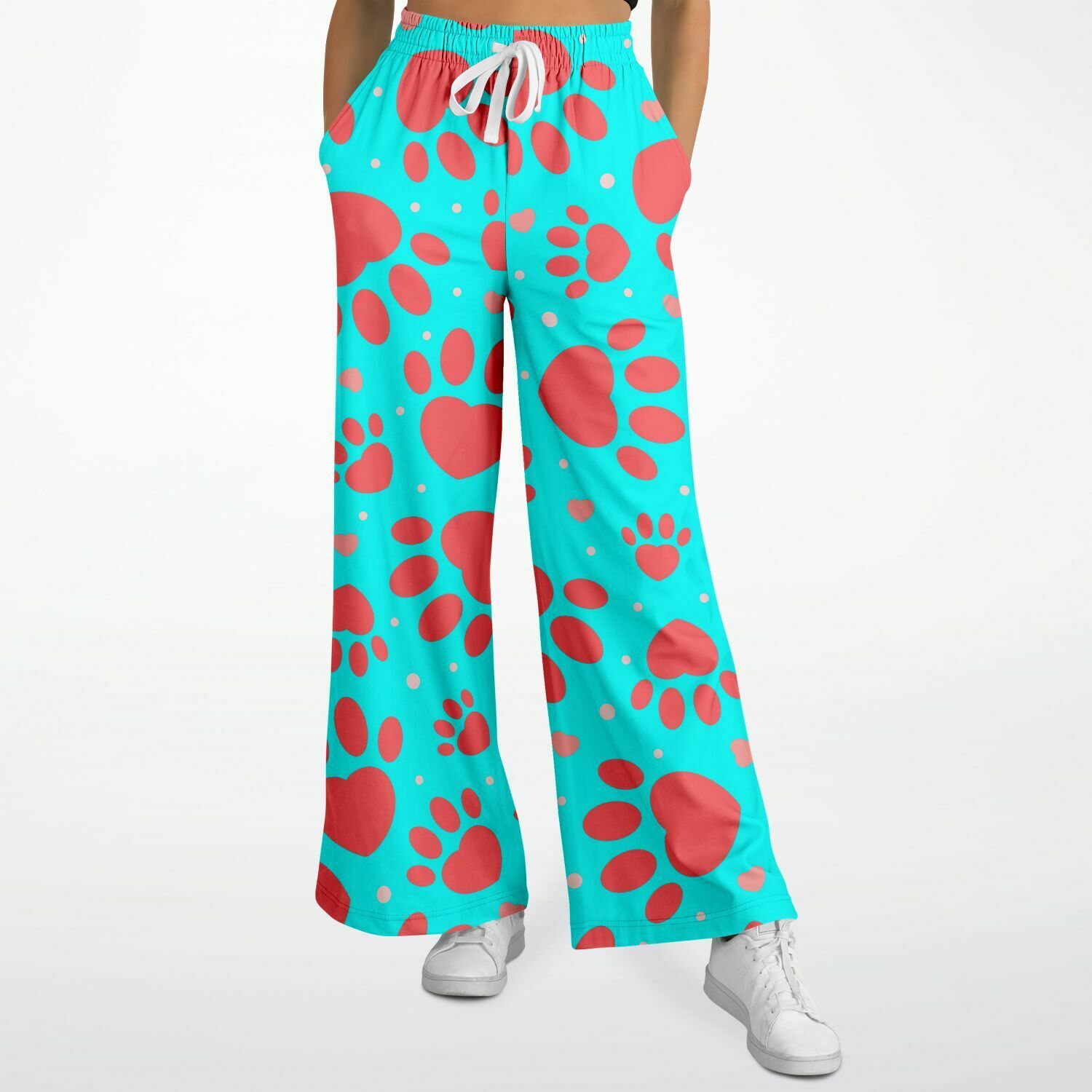 Puppy Love Flared Joggers (turquoise)