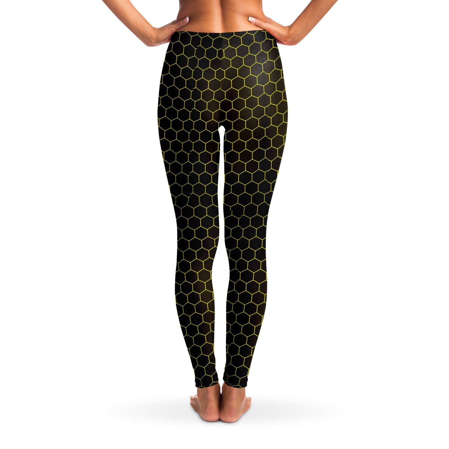 honey comb yoga leggings no pocket