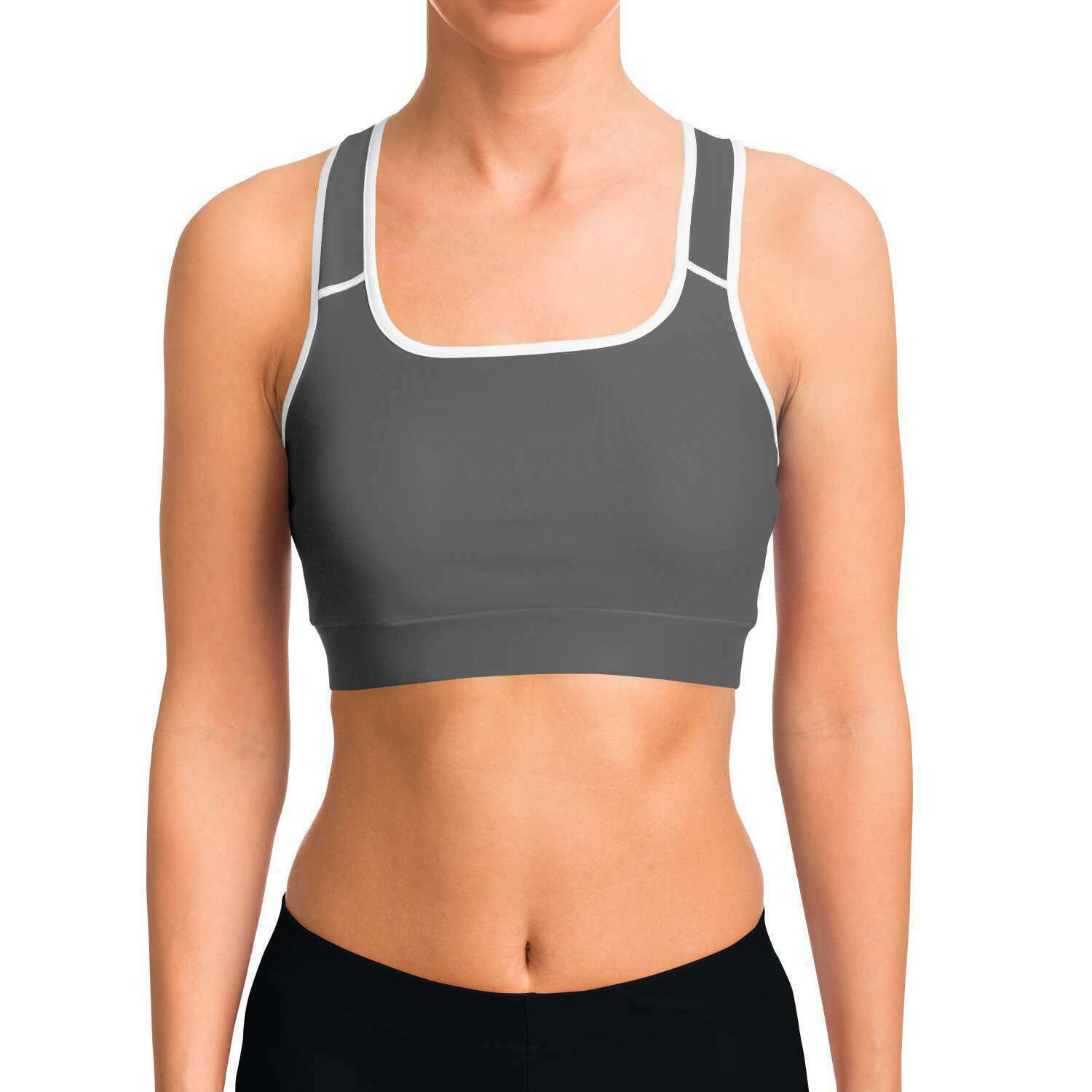 Grey Sports Bra