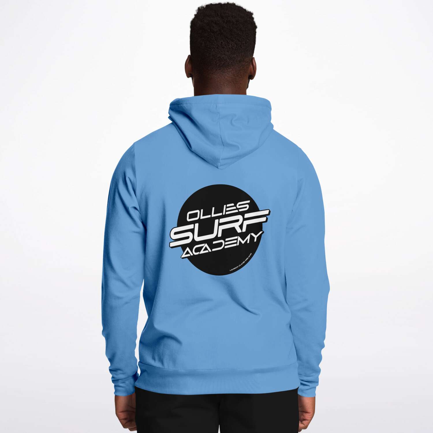 Ollie surf academy Blue Adult Hoodie