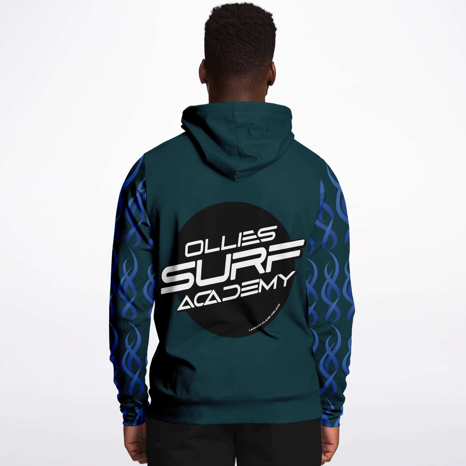 Ollies Adult Green Surf Hoodie