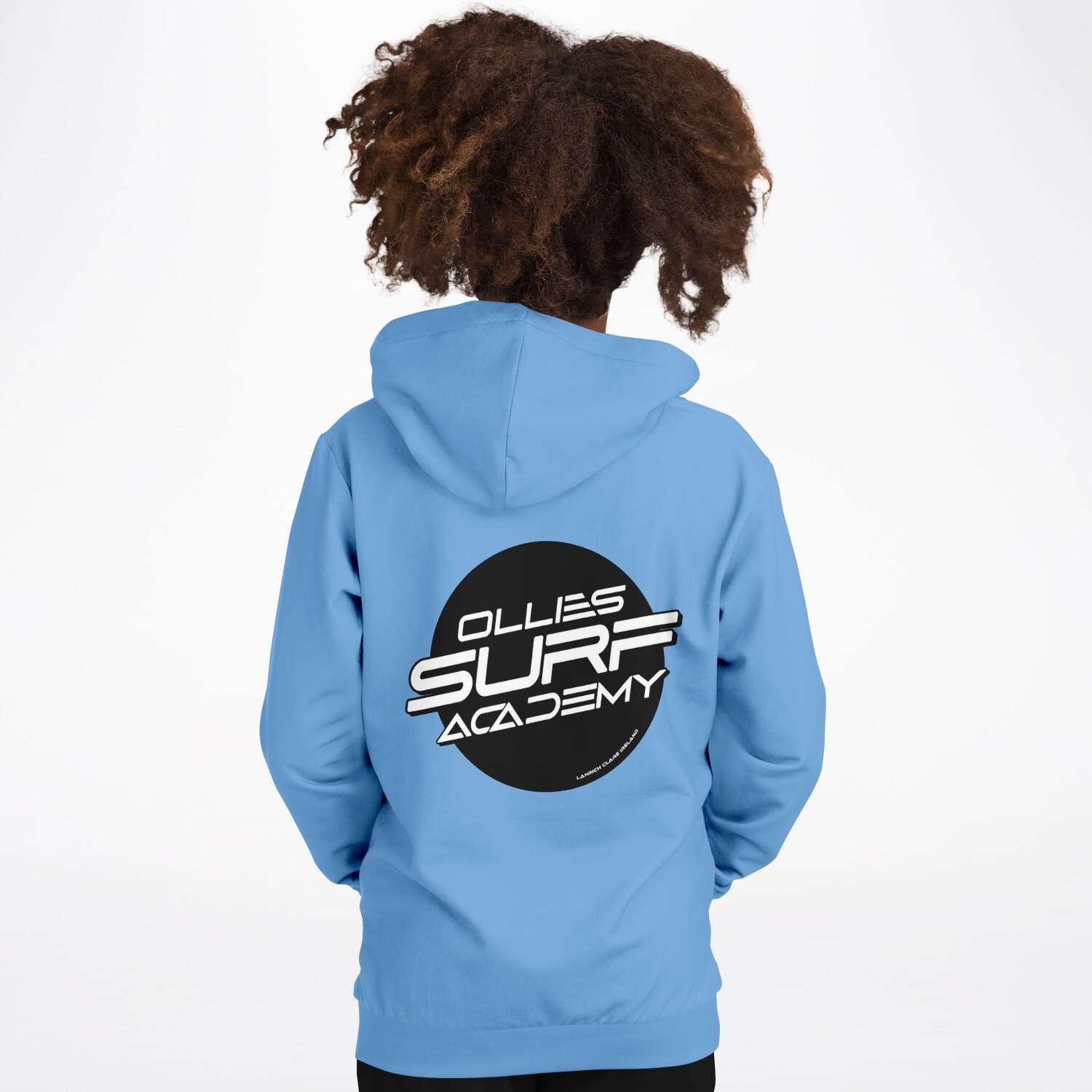 Ollie surf academy Blue Kids Hoodie