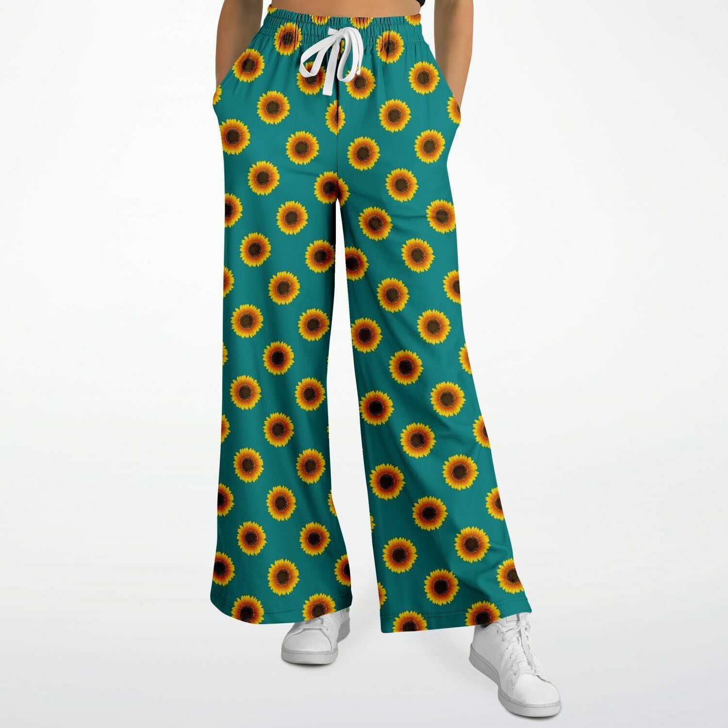 Sun Flower Magic Flared Joggers