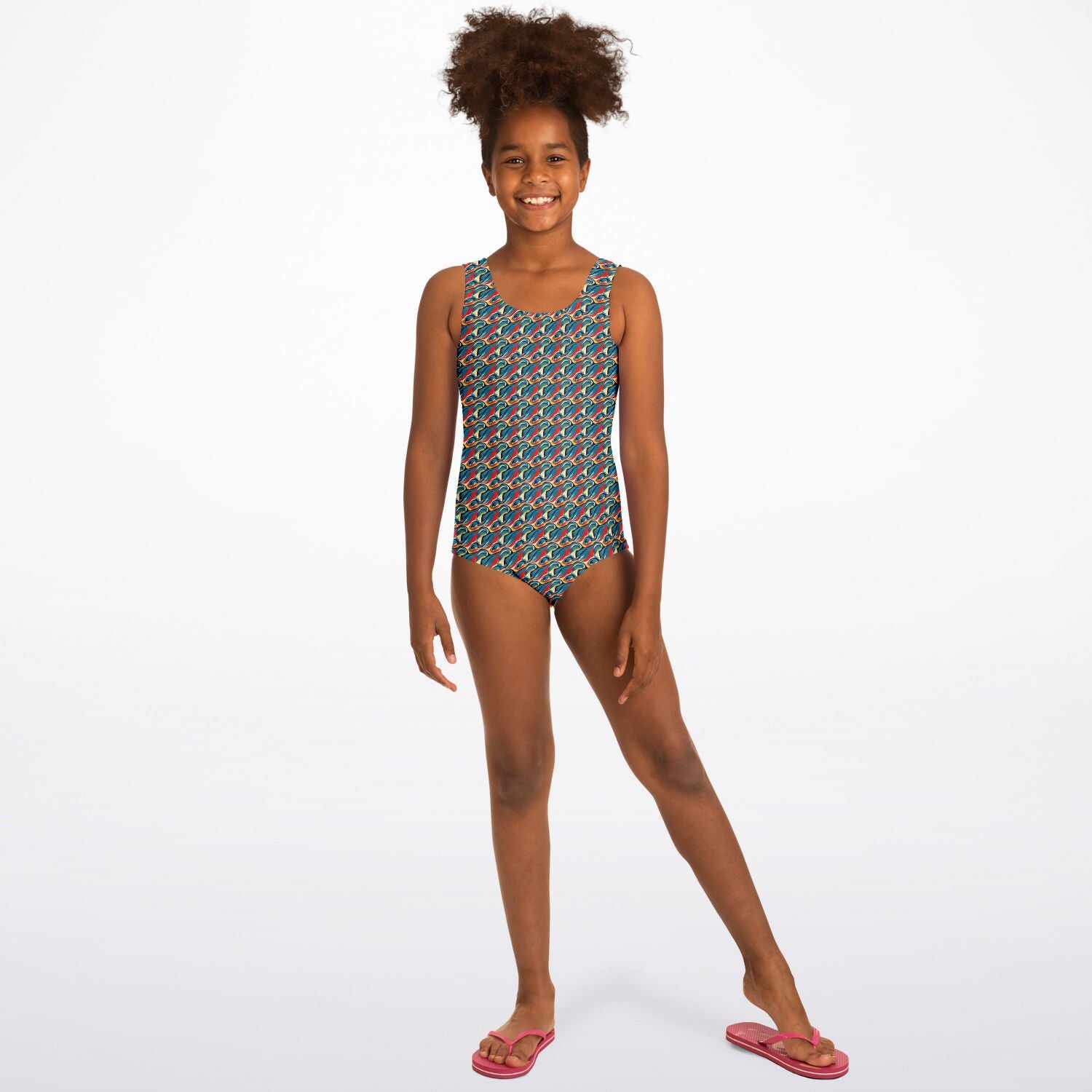 Swim Academy Kids One-Piece Swimsuit