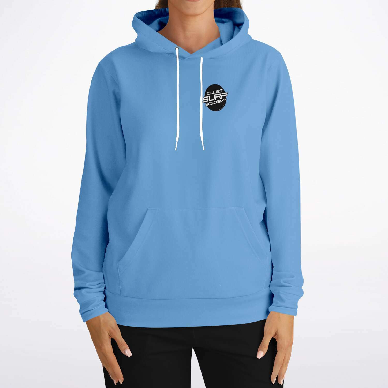 Ollie surf academy Blue Adult Hoodie