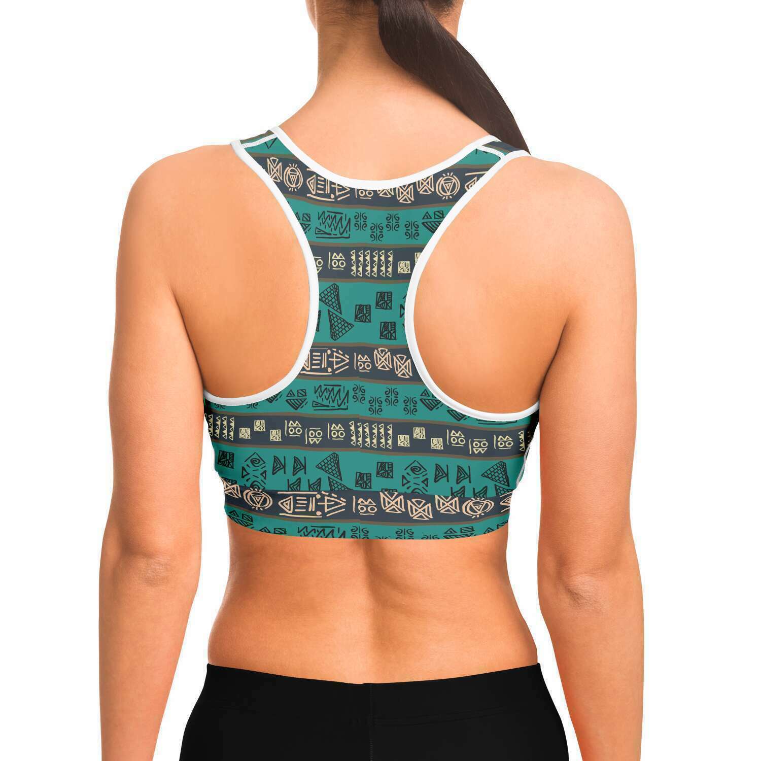 Patterned Sports Bra