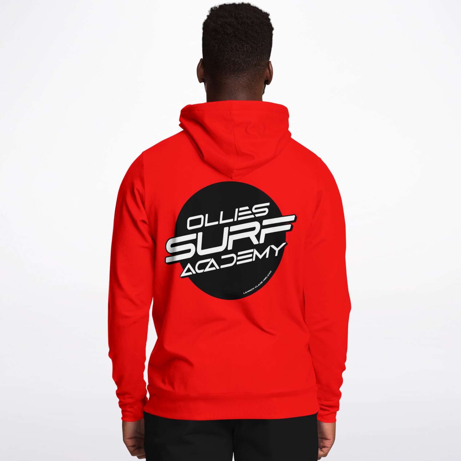 Ollie surf academy Red Adult Hoodie