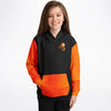 Black & Orange kids hoodie