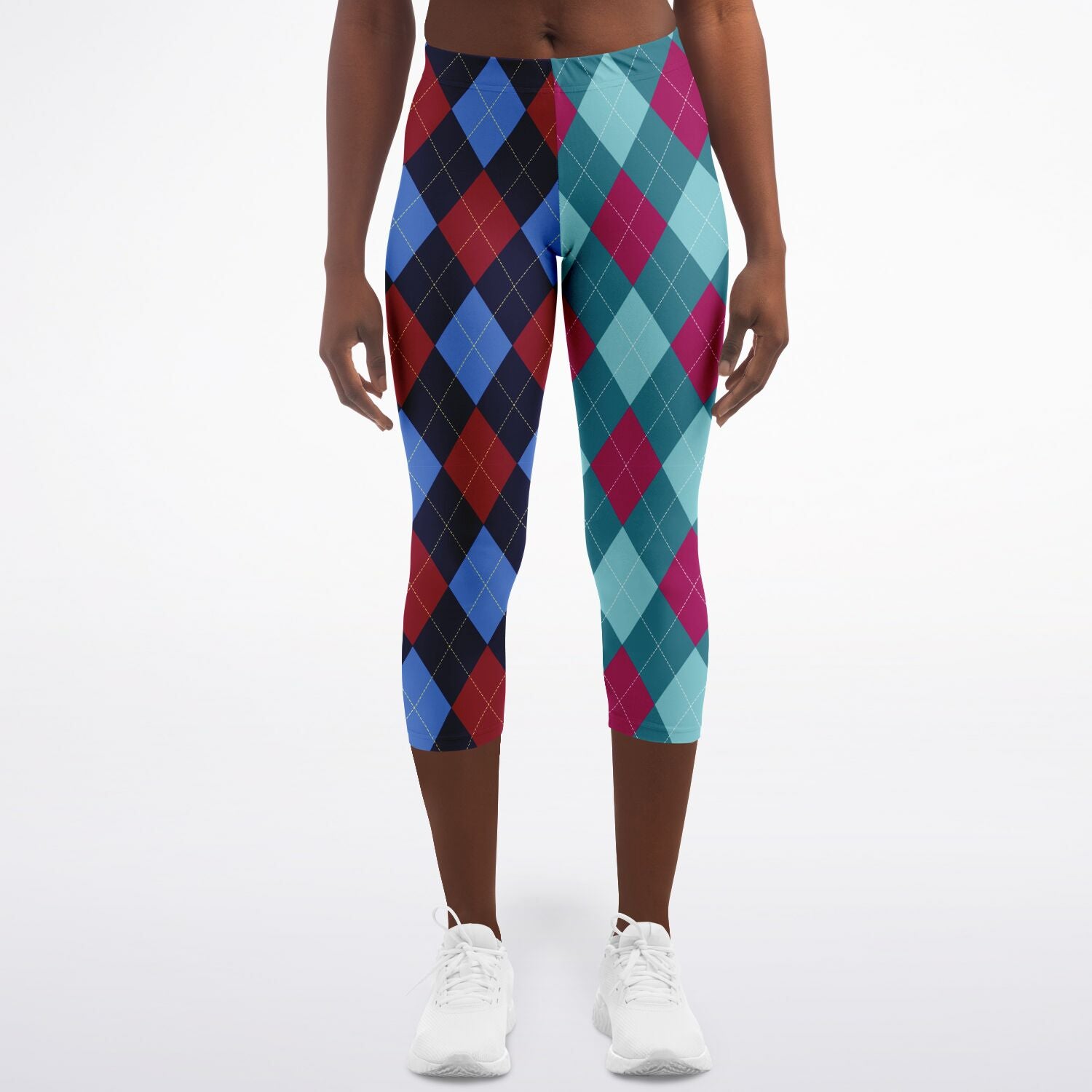 Blue Diamond Capri Leggings