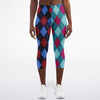 Blue Diamond Capri Leggings