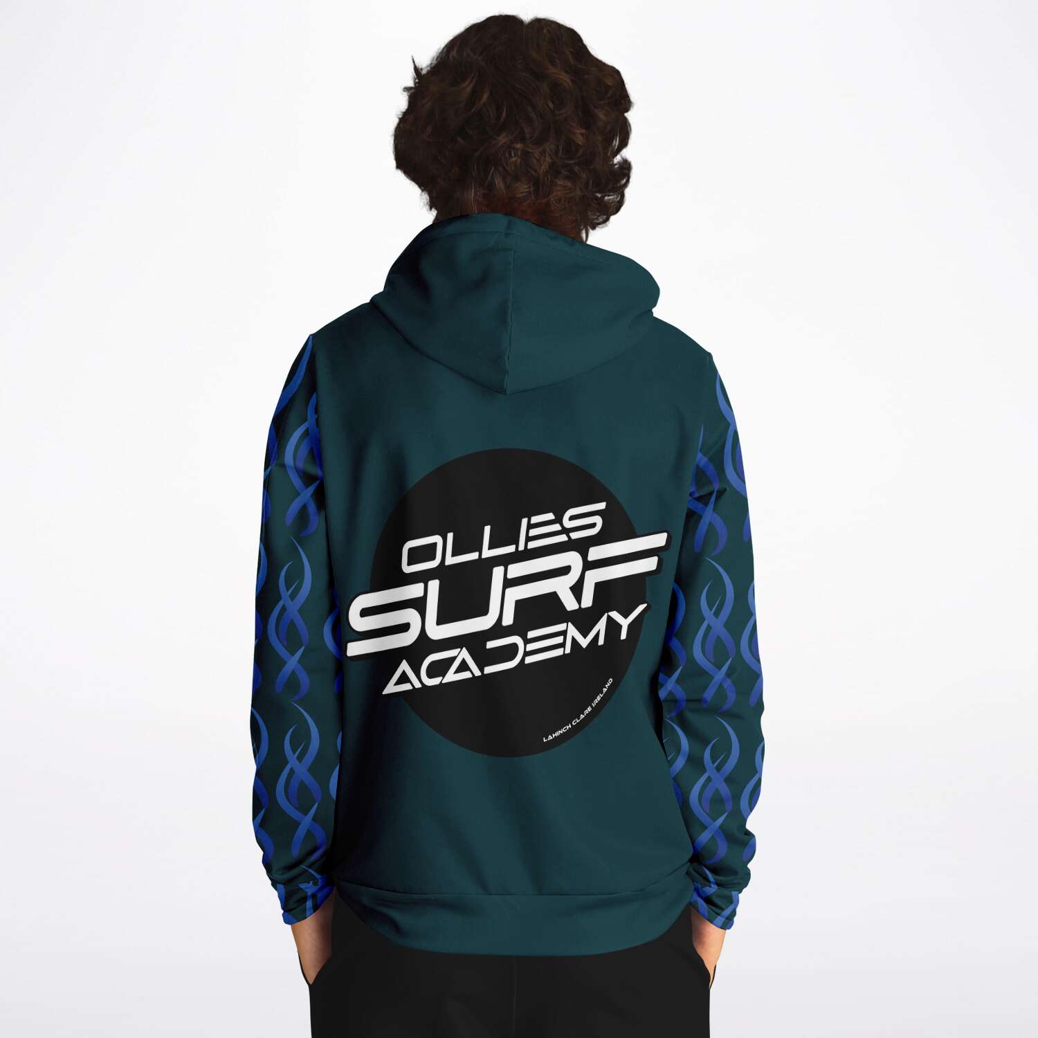 Ollies Adult Green Surf Hoodie