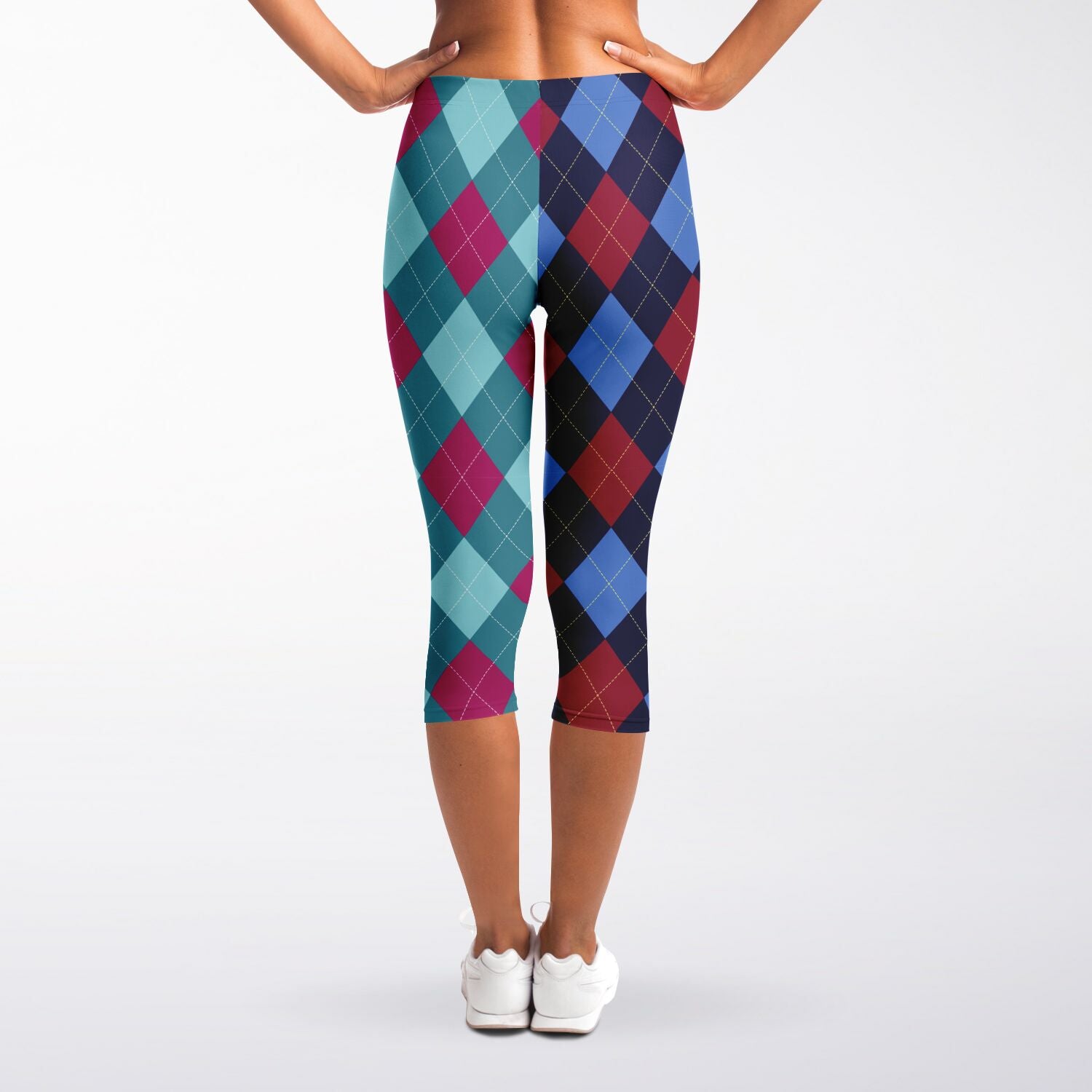 Blue Diamond Capri Leggings