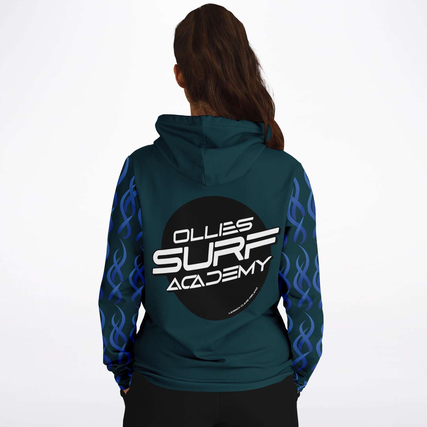 Ollies Adult Green Surf Hoodie